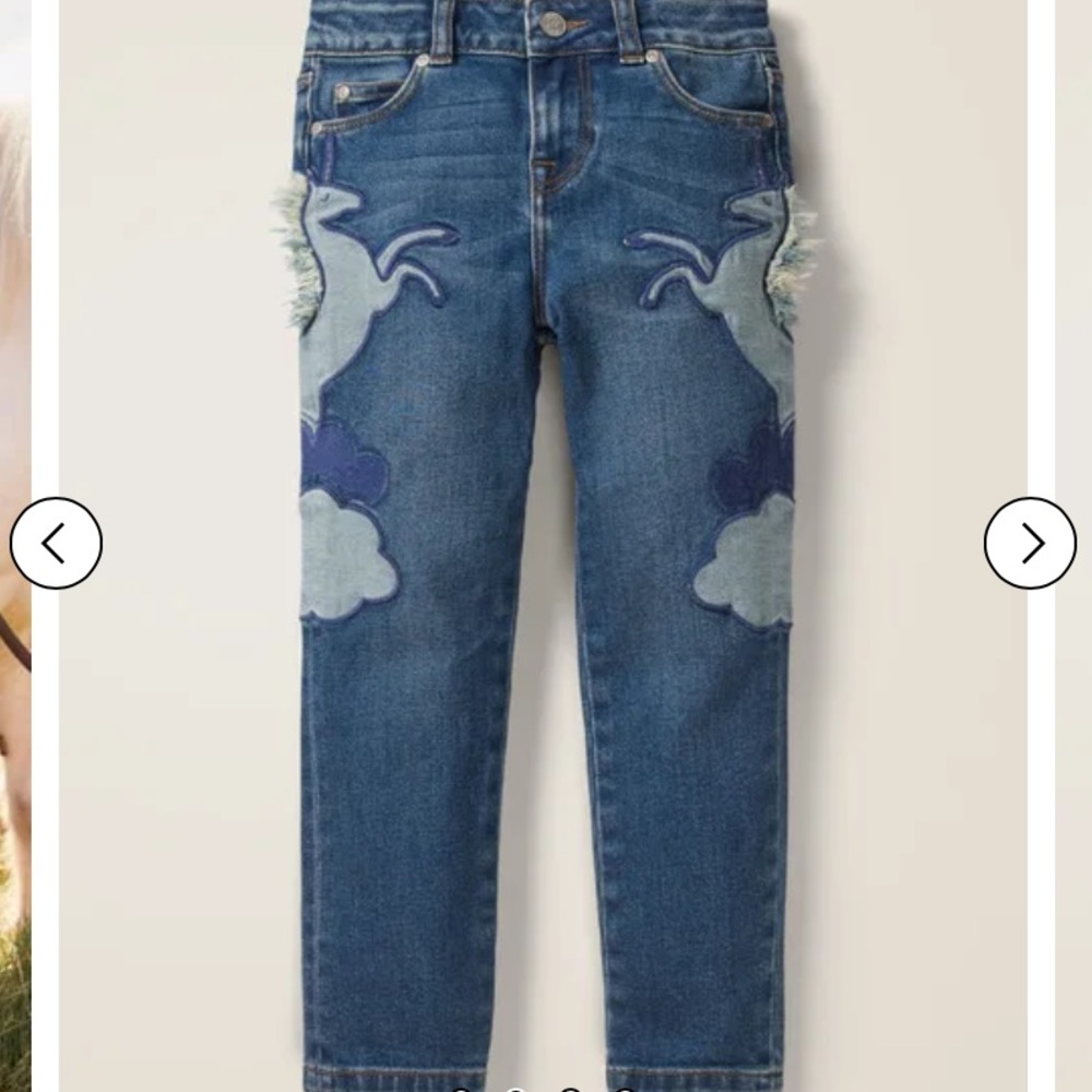 Mini Boden Unicorn Jeans size 5T